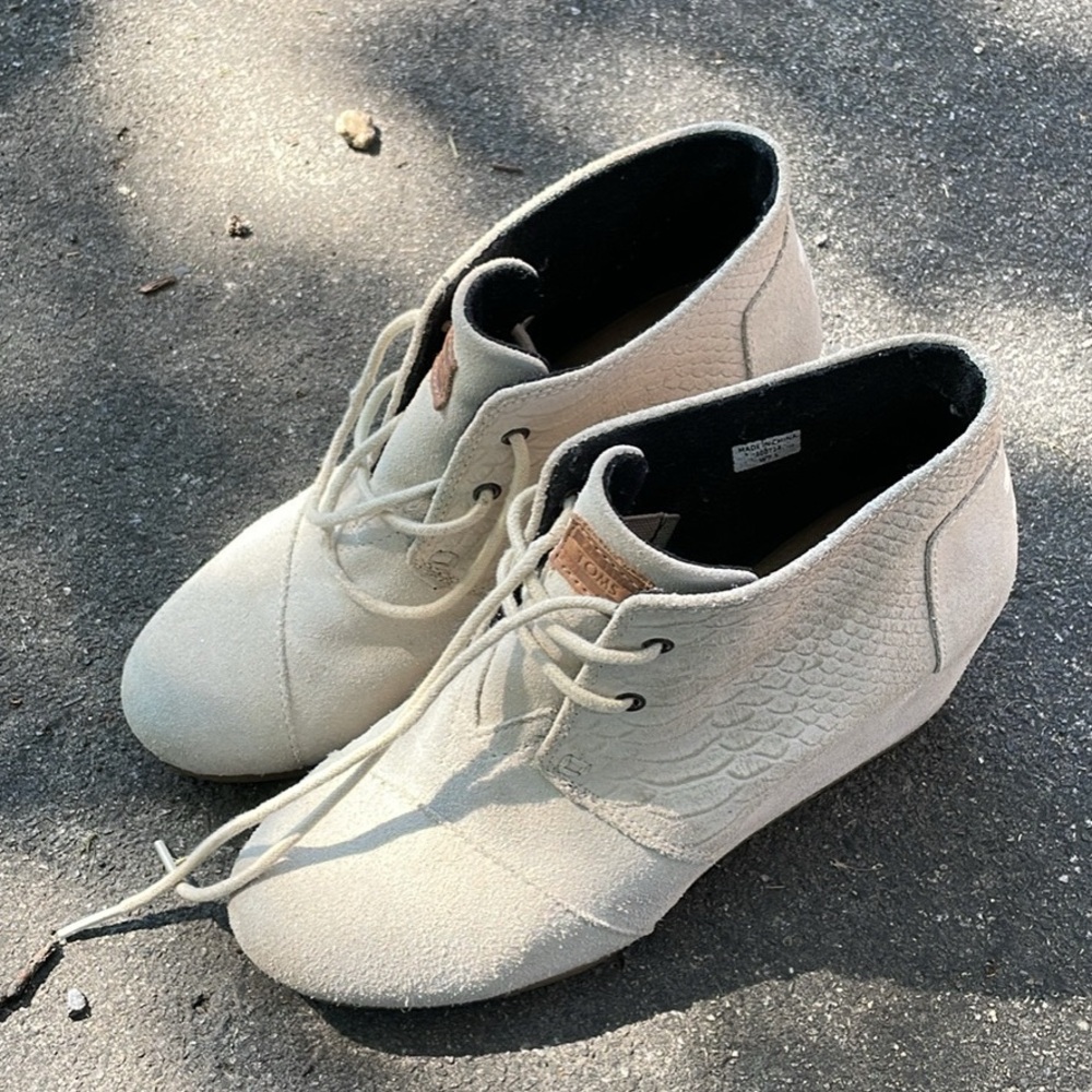 TOMS Wedge Booties